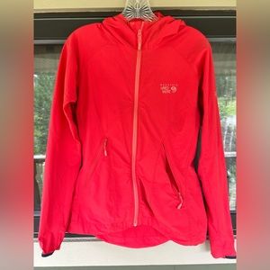 Mountain Hardwear women’s stretch full-zip hooded jacket, size Medium